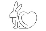 logo lapin cruelty free pour les produits saison des pluies