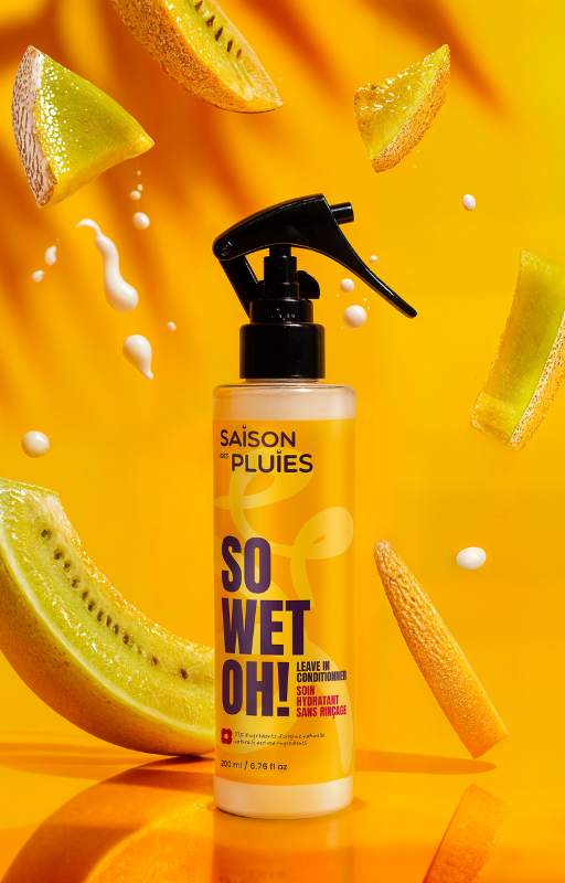 Spray hydratant So Wet Oh! pour cheveux secs, bouclés, frisés et crépus — Saison des Pluies