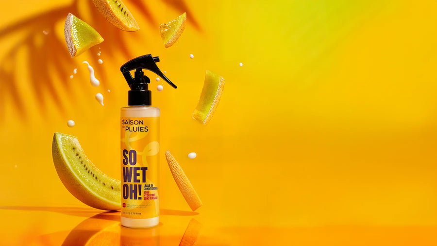 Spray Hydratant Sans rincage pour cheveux sec crepus, frisés,naturel à 97%