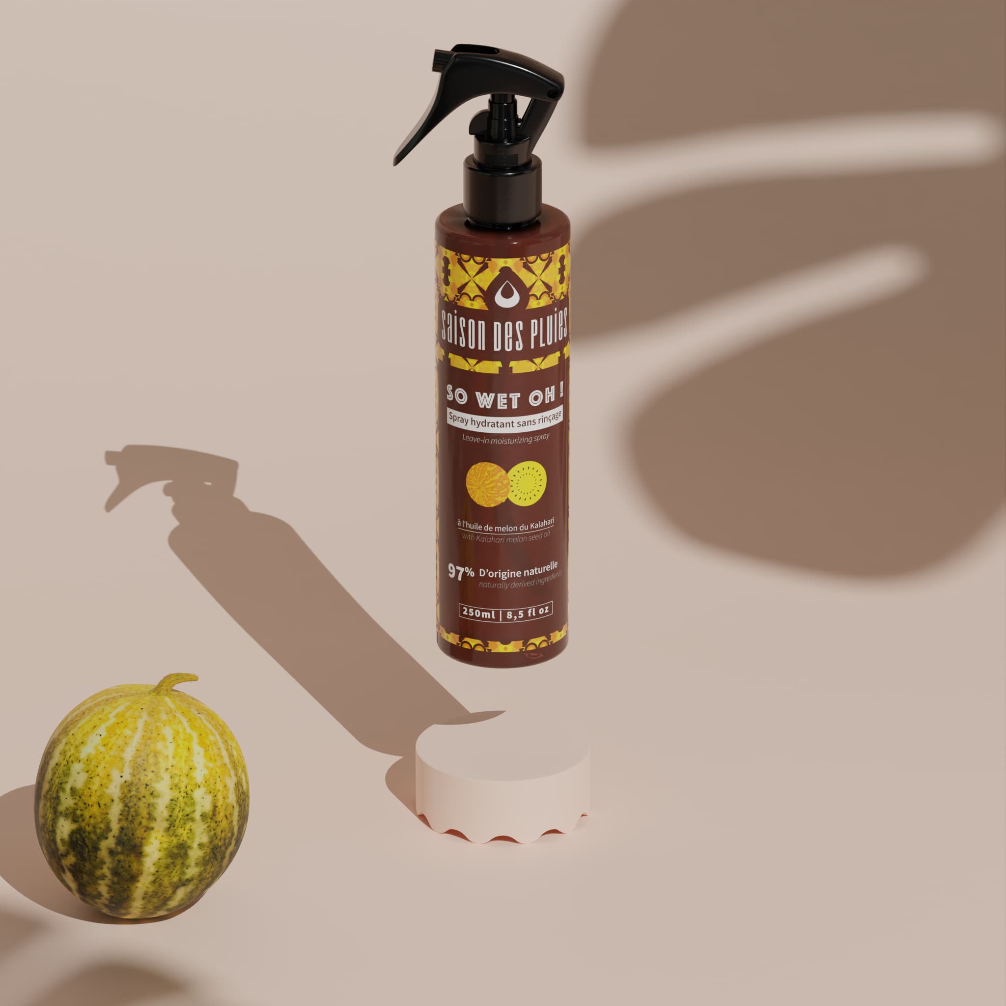 Spray Hydratant & Coiffant Naturel So Wet Oh! - Cheveux Bouclés Frisés  Crépus – Saison des Pluies