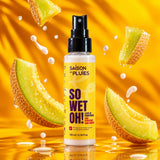 So Wet Oh leave in conditionner soin hydratant sans rinçage naturel à 97% pour hydrater et définir les cheveux frisés, crépus, locksés au quotidien.